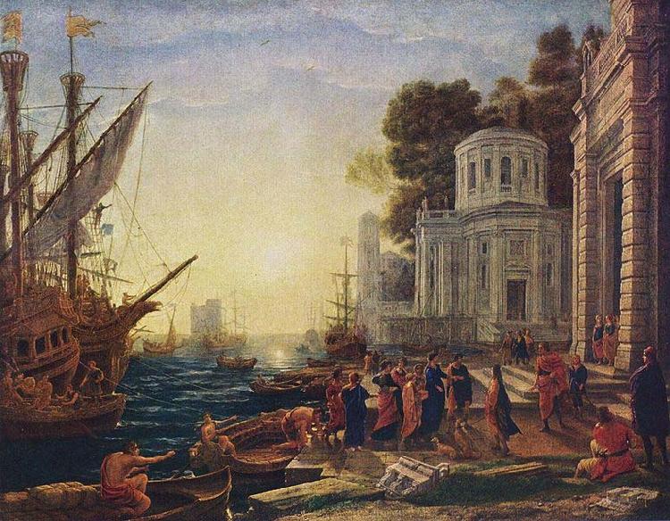 Claude Lorrain Landung der Kleopatra in Tarsos